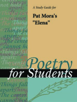 cover image of A Study Guide for Pat Mora's "Elena"